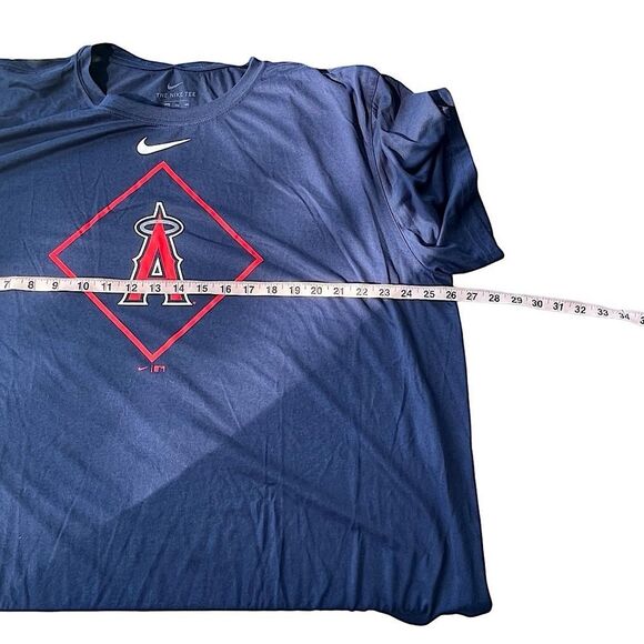 Nike Dri-FIT Los Angeles Angels T-Shirt 3XL NWT Navy Blue Short Sleeve - Picture 5 of 9